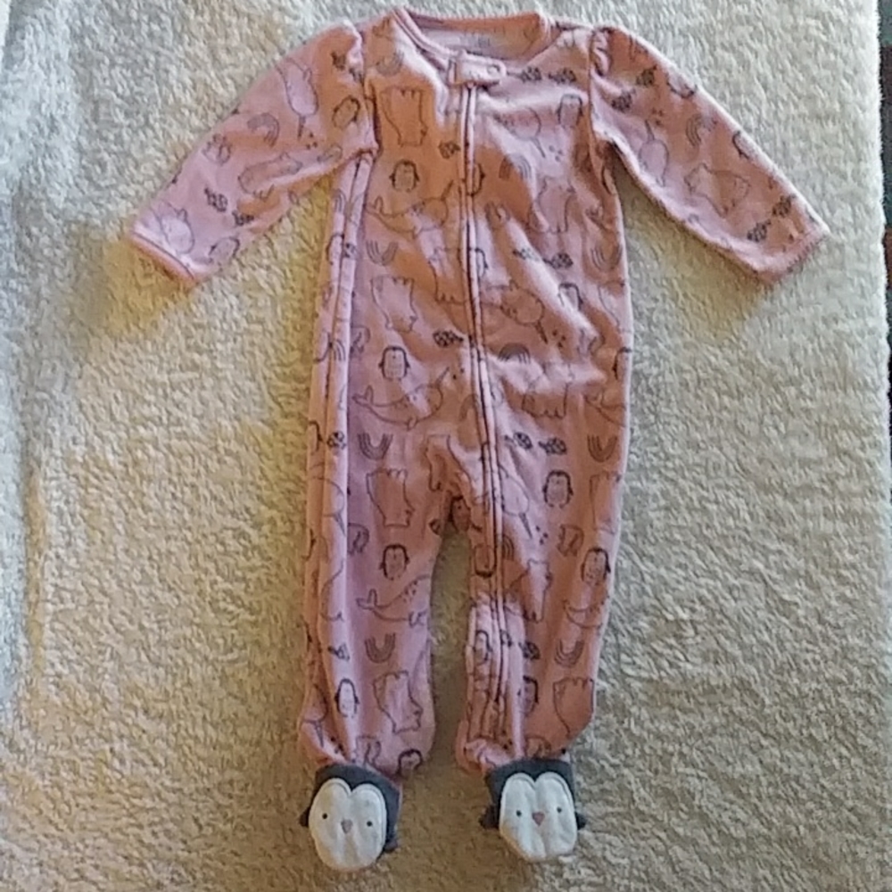 🍼🚼🎶 Mauve-Rose Pink Sleeper